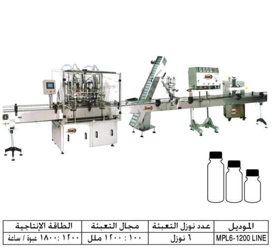 توريد وتصدير خط تعبئة الكيماويات السائلة أوتوماتيك PLC