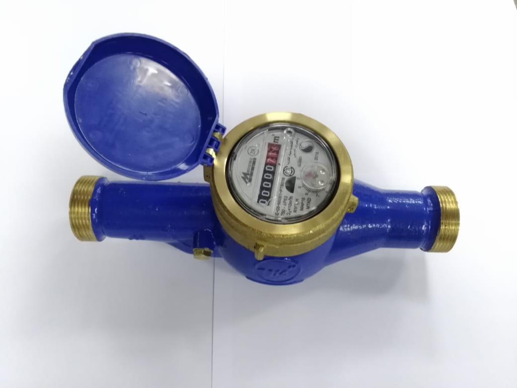 Domestic-Mechanical-Water-Meter-0.75-Inch-Cover-Opened