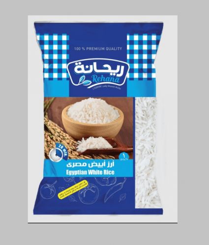 توريد وتصدير أرز مصري فاخر تعبئة 1 كجم و 5 كجم