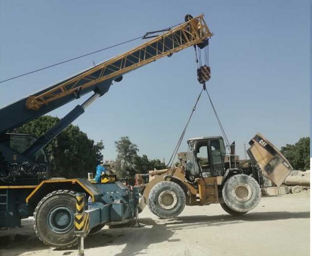 صيانة ونش terex 60 ton من شركة تكنو هيدروليك