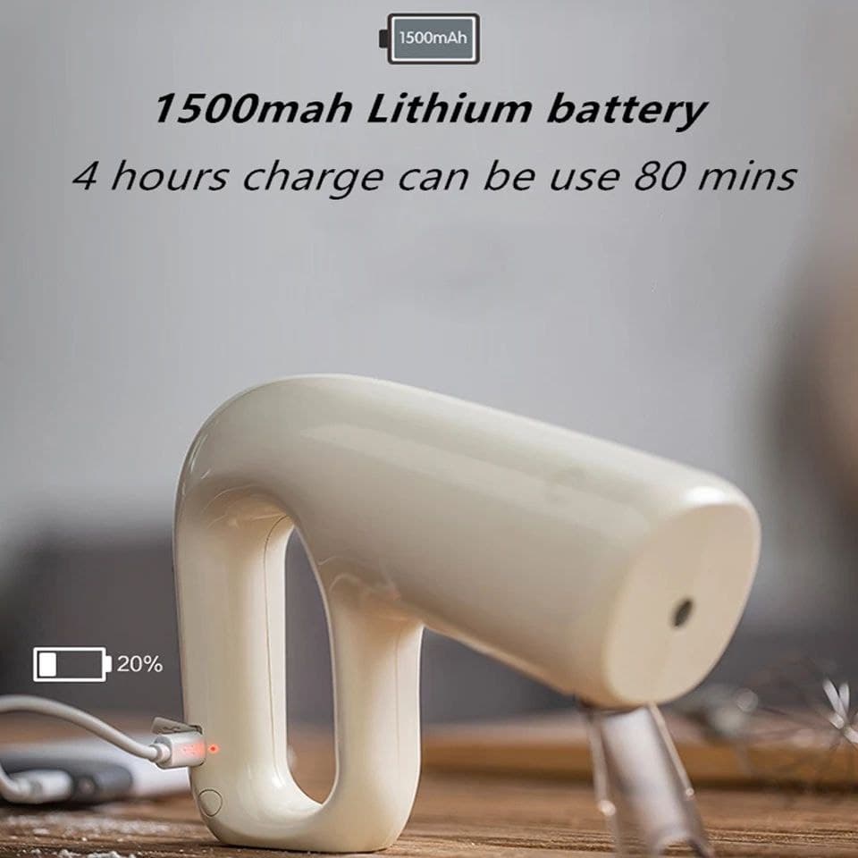 مضرب البيض الشحن اللاسلكي السرعات