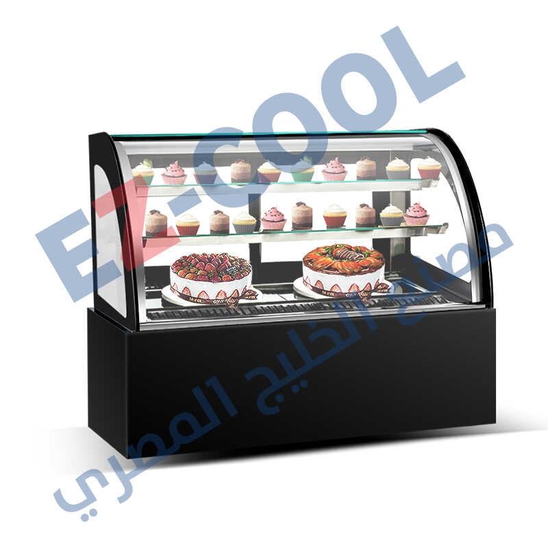 تصنيع وتوريد تلاجات حلواني زجاج بومبيه من مصنع الخليج المصري