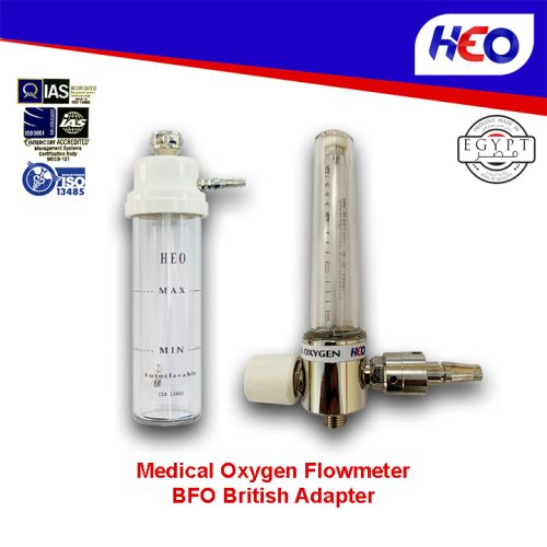 Medical Oxygen Flowmeter British Adapter