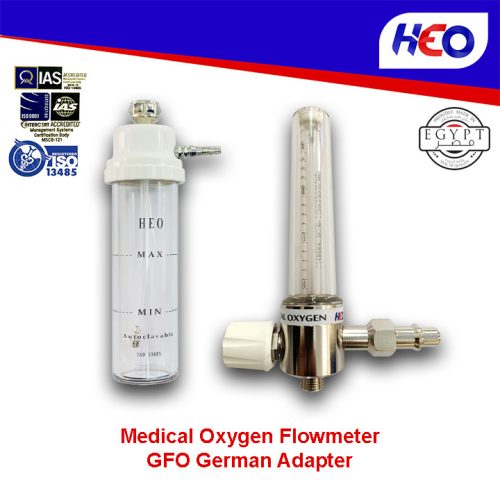 Medical Oxygen Flowmeter German Adapter